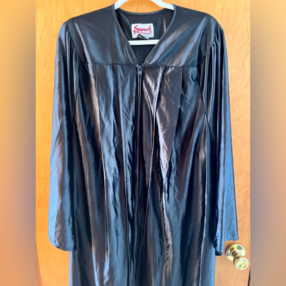Unisex Adult Shiny Graduation gown
